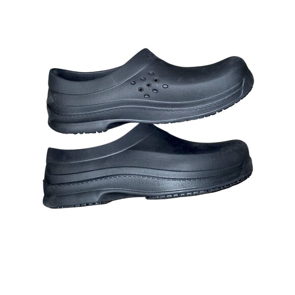 TredSafe Shoes Womens 9W 7M Pepper Deluxe Slip On Work Clogs Black Rubber Casual - Picture 3 of 5